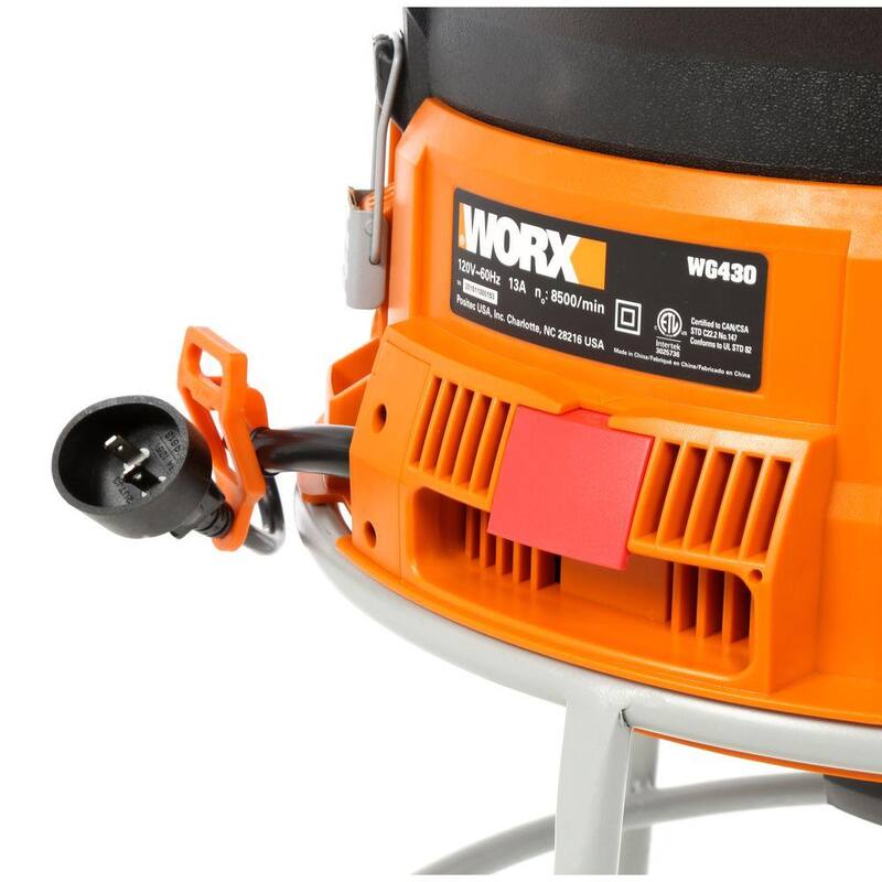 Worx 6.8 in. 13 Amp 2 HP Leaf Mulcher - WG430