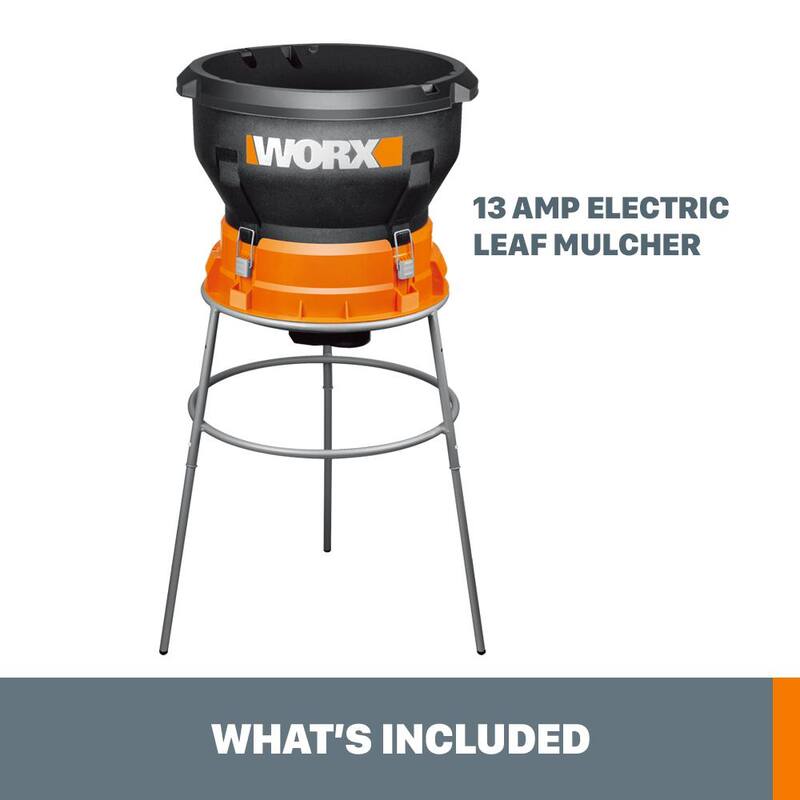 Worx 6.8 in. 13 Amp 2 HP Leaf Mulcher - WG430