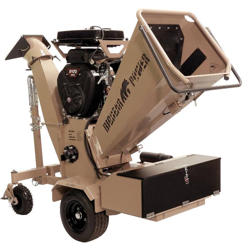 BIGBEAR POWER Tornadic 7 in. 34 HP V-Twin Engine, Gas Powered Commercial Chipper Shredder, Self Feeding, Electric Start - BBC72