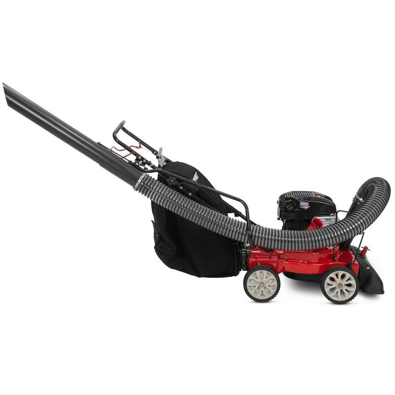 Troy-Bilt 24 in. Leaf Vacuum Head, 1.5 in. Chipping Capacity Self-Propelled Gas Powered Chipper Shredder Vacuum - CSV070B