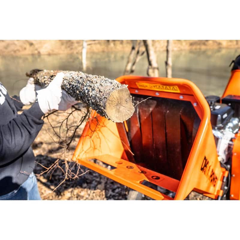 DK2 6 in. 14 HP Gas Powered Kohler Engine Certified Commercial Chipper Shredder with Extended Axles and Trailer Tow Hitch - OPC506