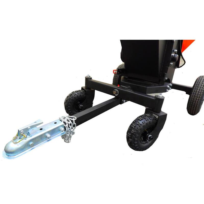 DK2 6 in. 14 HP Gas Powered Kohler Engine Kinetic Chipper Shredder with Electric Start and DOT Road Legal Tires - OPC566E