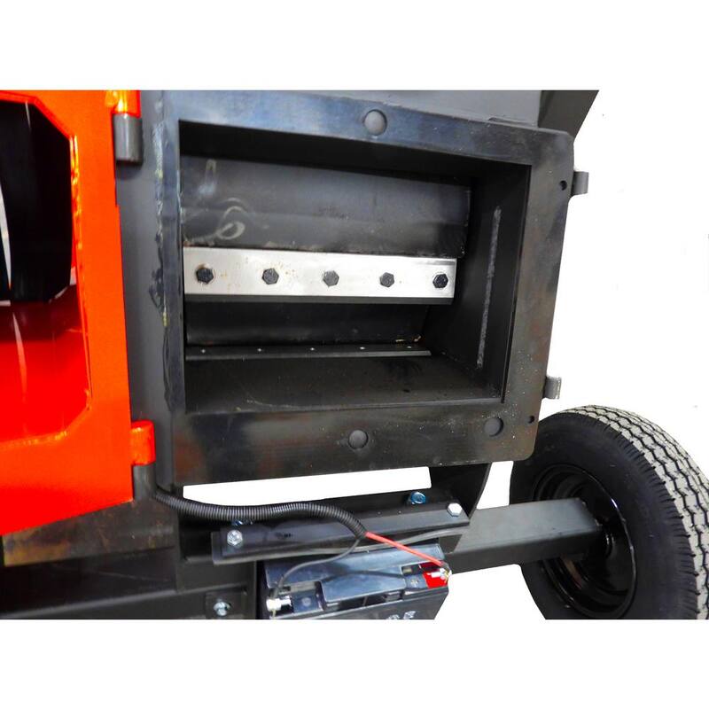 DK2 6 in. 14 HP Gas Powered Kohler Engine Kinetic Chipper Shredder with Electric Start and DOT Road Legal Tires - OPC566E