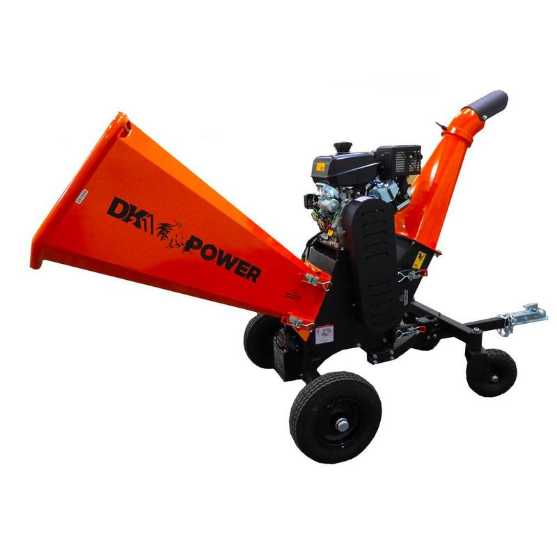 DK2 6 in. 14 HP Gas Powered Kohler Engine Kinetic Chipper Shredder with Electric Start and DOT Road Legal Tires - OPC566E
