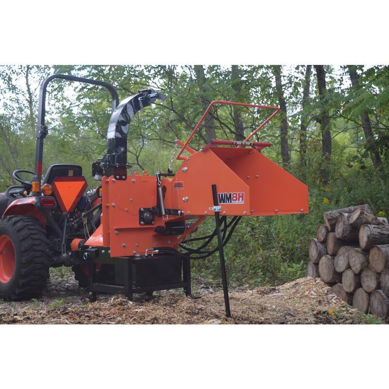 Unbranded WM-8H 8 in. PTO Wood Chipper with Hydraulic Feed - WM-8H-0002