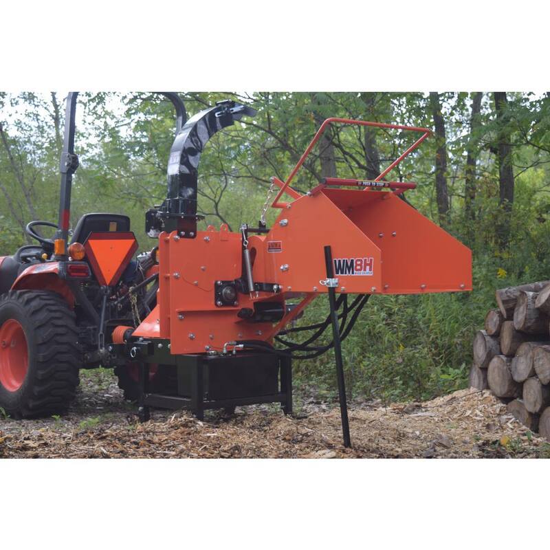 Unbranded WM-8H 8 in. PTO Wood Chipper with Hydraulic Feed - WM-8H-0002