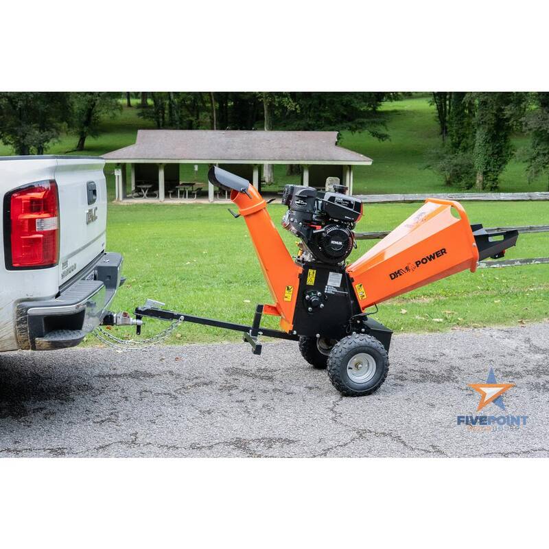 DK2 5 in. Kinetic 9.5 HP Gas Powered Wood Chipper Powered by a 277cc KOHLER Command PRO Engine - OPC525