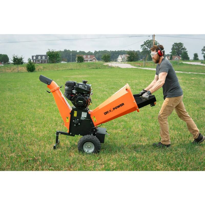 DK2 5 in. Kinetic 9.5 HP Gas Powered Wood Chipper Powered by a 277cc KOHLER Command PRO Engine - OPC525