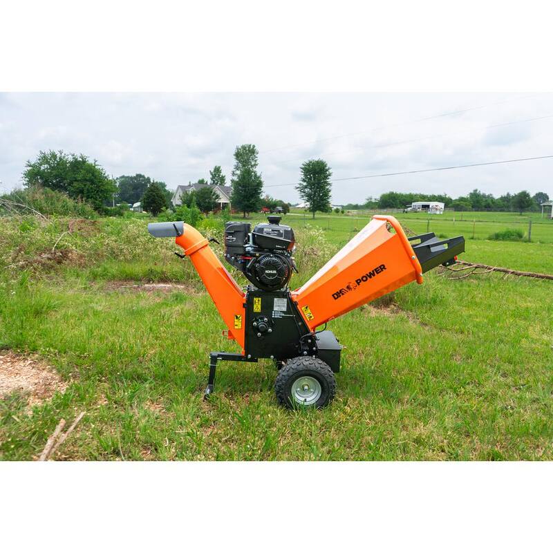 DK2 5 in. Kinetic 9.5 HP Gas Powered Wood Chipper Powered by a 277cc KOHLER Command PRO Engine - OPC525
