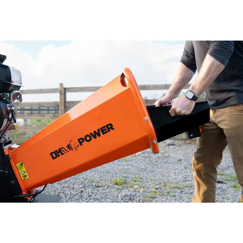 DK2 5 in. Kinetic 9.5 HP Gas Powered Wood Chipper Powered by a 277cc KOHLER Command PRO Engine - OPC525