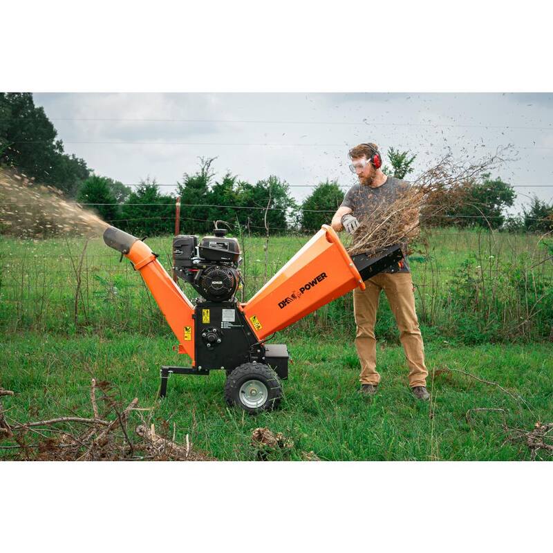 DK2 5 in. Kinetic 9.5 HP Gas Powered Wood Chipper Powered by a 277cc KOHLER Command PRO Engine - OPC525
