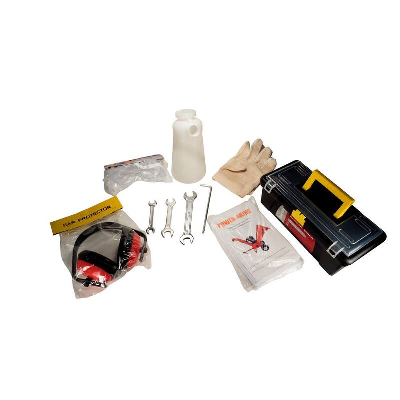 Power King 4 in. 9.5 HP Kohler Engine Gas Powered Commercial Chipper Shredder Kit with Removable Tow Hitch Bar, Wheel Extension Set - PK0903-H1