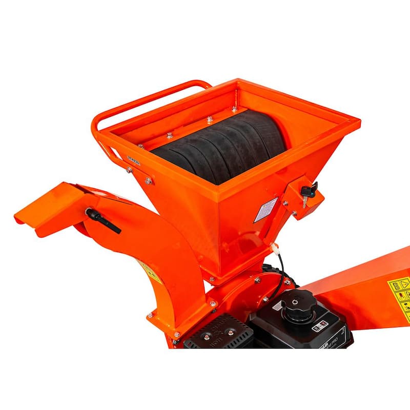 DK2 3 in. 7 HP Gas Powered Kohler Engine Direct Drive Certified Commercial Chipper Shredder with Trailer Tow Hitch - OPC503