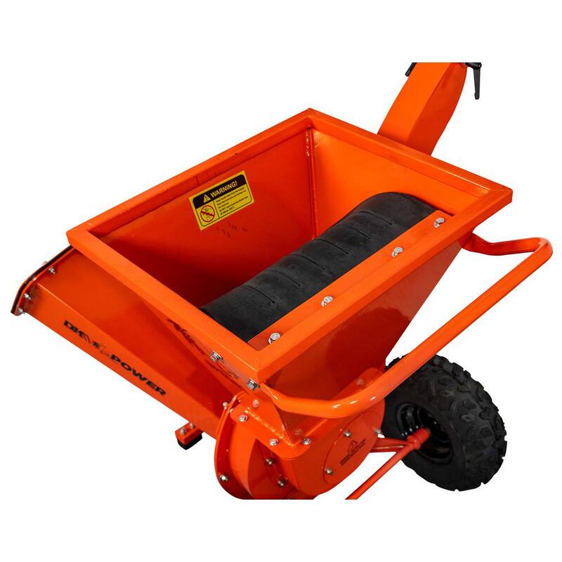 DK2 3 in. 7 HP Gas Powered Kohler Engine Direct Drive Certified Commercial Chipper Shredder with Trailer Tow Hitch - OPC503