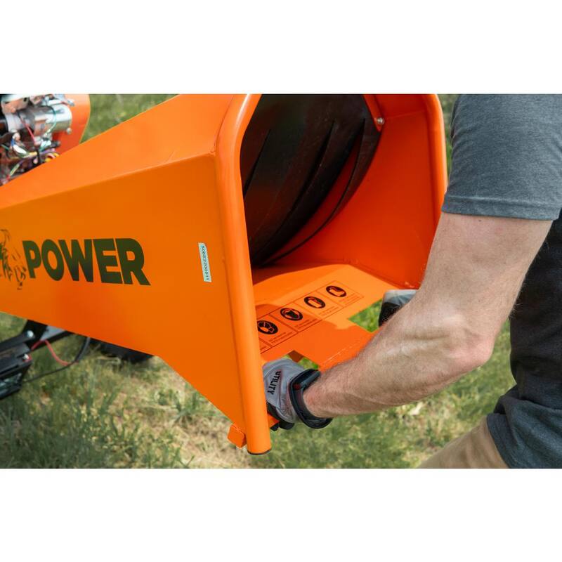 DK2 6 in. 14 HP Gas Powered Electric Start Kohler Engine Commercial Chipper Shredder, Extended Axles, Trailer Tow Hitch - OPC506E