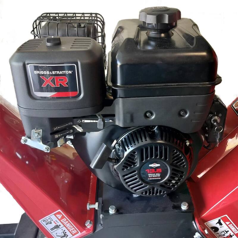 Boss Industrial 5 in. 15hp Gas Powered Chipper Shredder with Dual Belt drive, Extended Axle, and Tow Hitch - CGR50