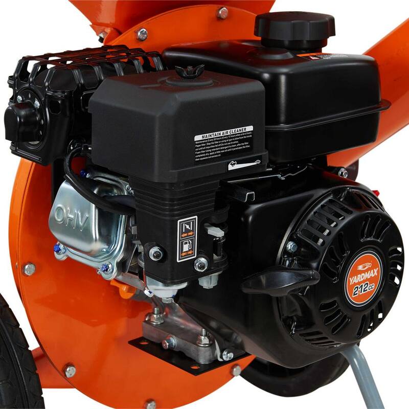 YARDMAX 2-in-1 3 in. Dia 212cc Gas Chipper Shredder - YW6065