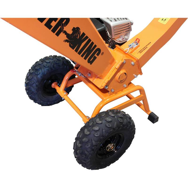 Power King 2.8 in. 6.5 HP Direct Drive Gas Powered Residential Wood Chipper Shredder with Kohler Engine - PK0913DD