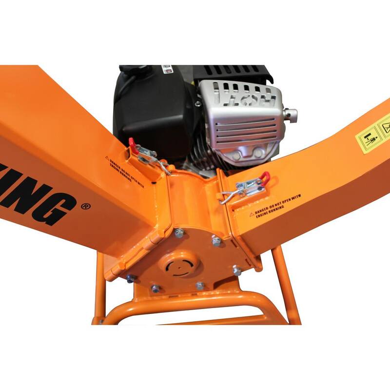 Power King 2.8 in. 6.5 HP Direct Drive Gas Powered Residential Wood Chipper Shredder with Kohler Engine - PK0913DD