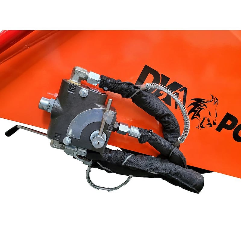 DK2 5 in. 14 HP Gas Powered Kohler Engine Chipper Shredder with Electric Start, Auto-Feed, and DOT Road Legal Tires - OPC505AE