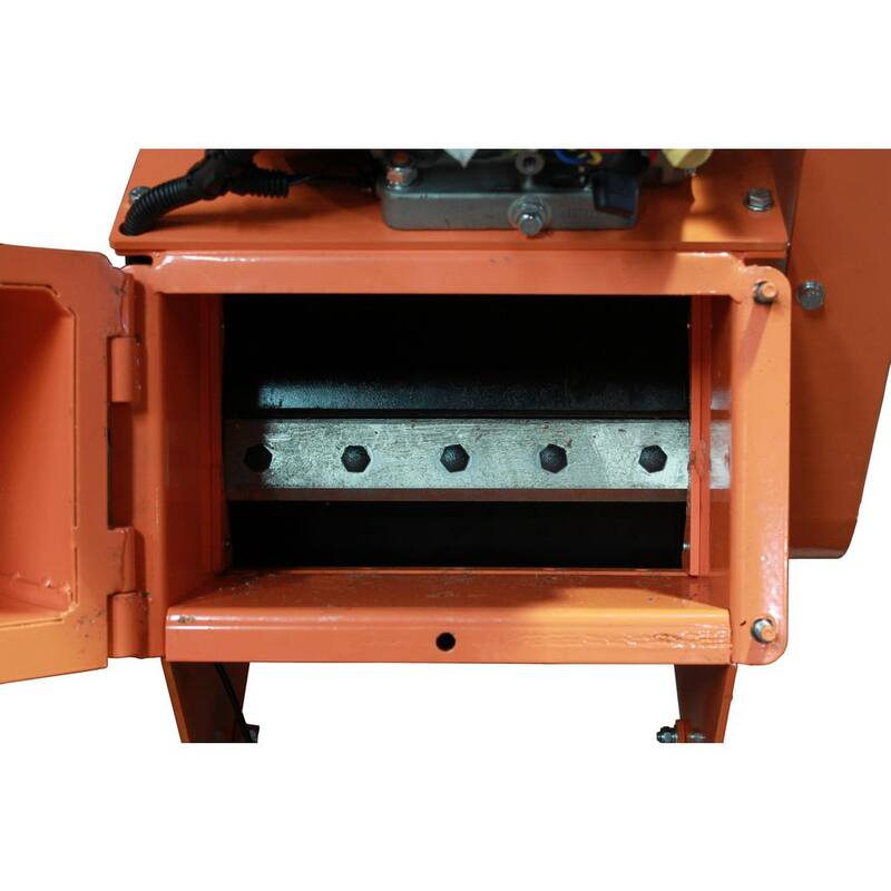Power King Reconditioned 5 in. 14 HP Electric Start Kohler Gas Powered Wood Chipper Shredder - PK0915-EH1-R