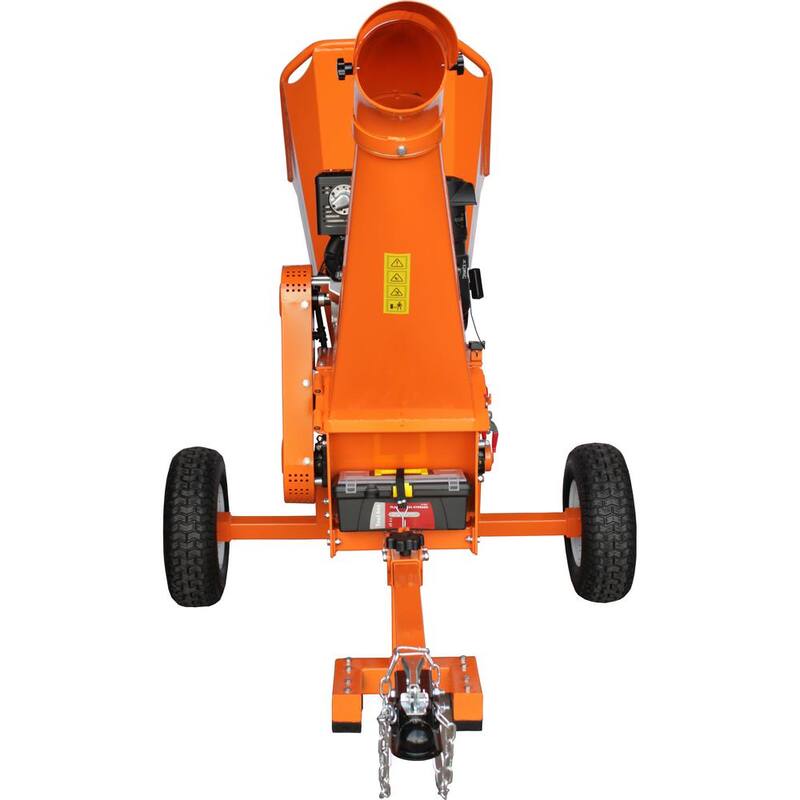 Power King Reconditioned 5 in. 14 HP Electric Start Kohler Gas Powered Wood Chipper Shredder - PK0915-EH1-R