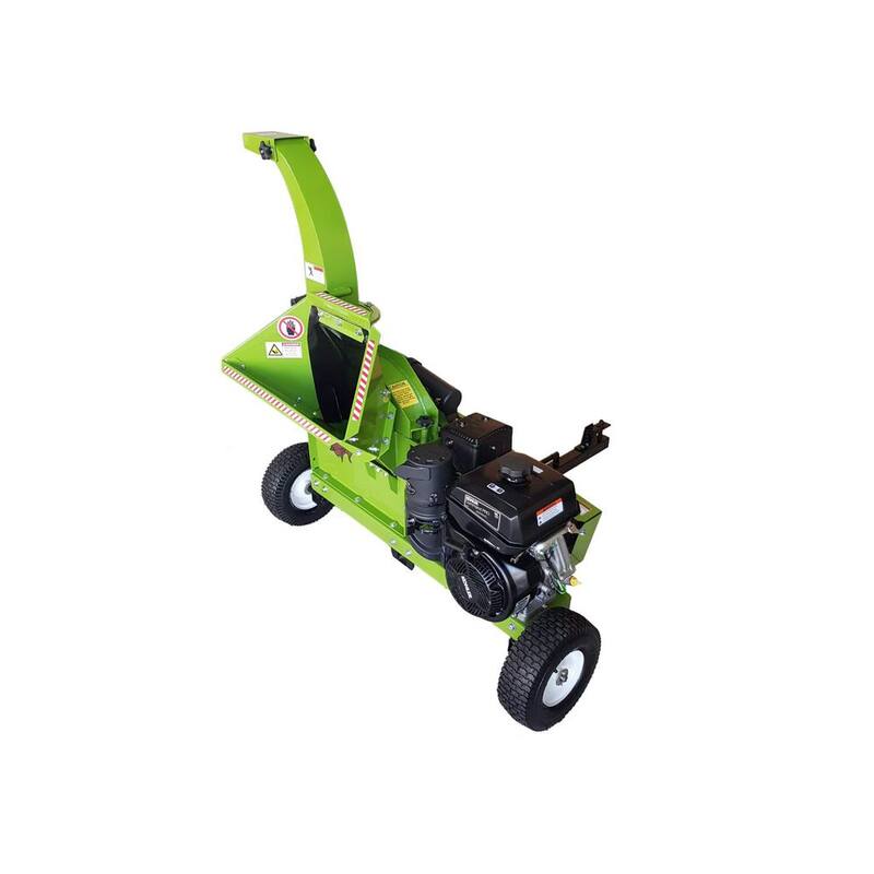 Yardbeast Tru-Feed 3.5 in. Professional Chipper 14 HP Gas Kohler CH440 ATV Towable Trailer, Rotational Discharge Dual Belt Clutch - YB3514ATV