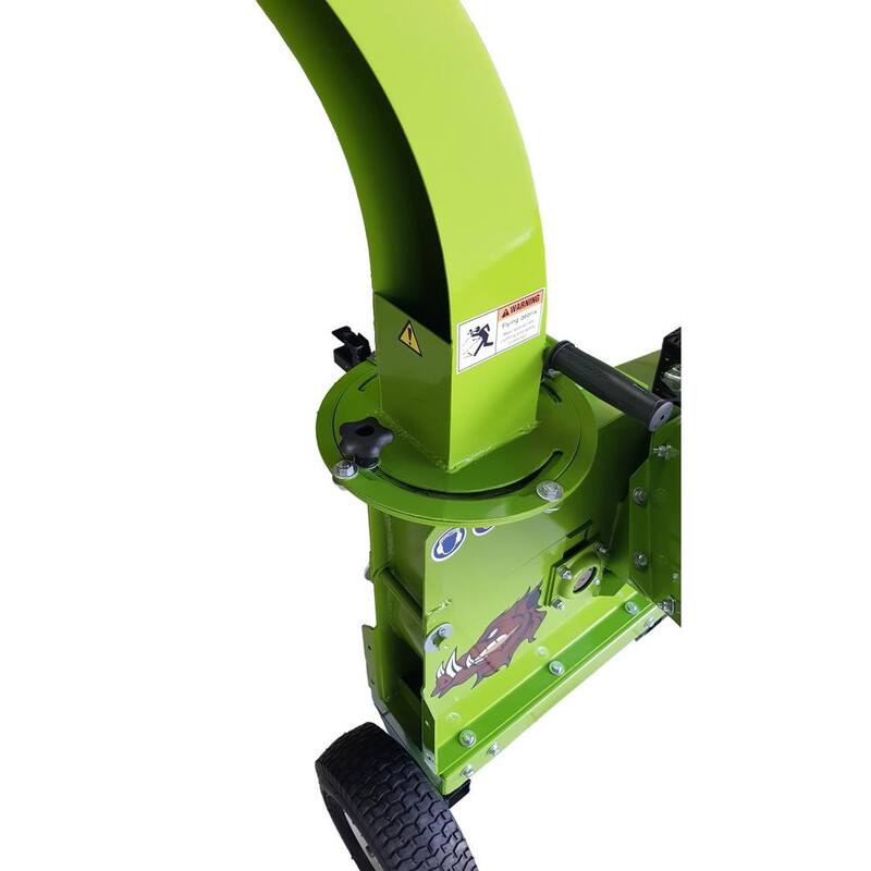Yardbeast Tru-Feed 3.5 in. Professional Chipper 14 HP Gas Kohler CH440 ATV Towable Trailer, Rotational Discharge Dual Belt Clutch - YB3514ATV