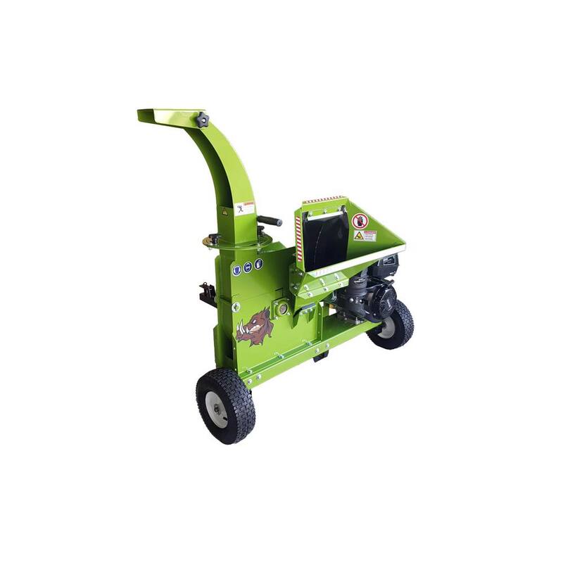 Yardbeast Tru-Feed 3.5 in. Professional Chipper 14 HP Gas Kohler CH440 ATV Towable Trailer, Rotational Discharge Dual Belt Clutch - YB3514ATV