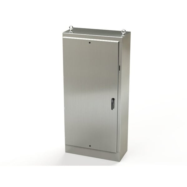 Saginaw Control & Engineering 304 Stainless Steel Electrical Enclosures, 84 in H, 18 in D, 39-1/2 in W, NEMA 3R, 4, 4X, 12, 13 - SCE-84XM4018SS