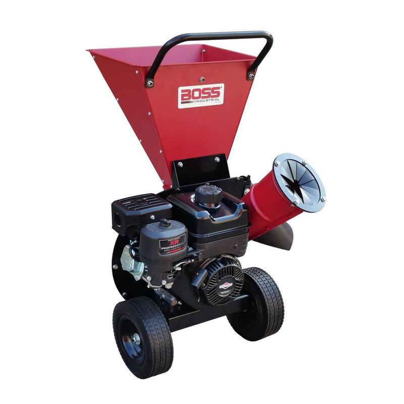 Boss Industrial 3 in. 6.5 HP (208 cc) Gas Powered Wood Chipper Shredder - CSG30