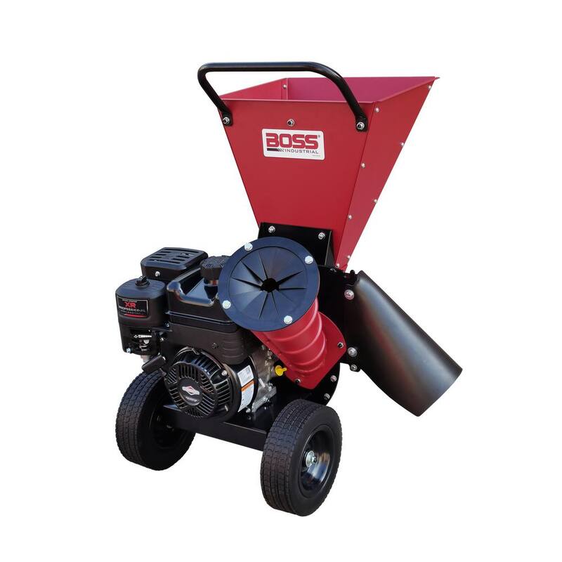 Boss Industrial 3 in. 6.5 HP (208 cc) Gas Powered Wood Chipper Shredder - CSG30