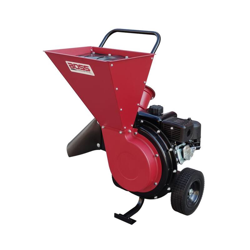 Boss Industrial 3 in. 6.5 HP (208 cc) Gas Powered Wood Chipper Shredder - CSG30