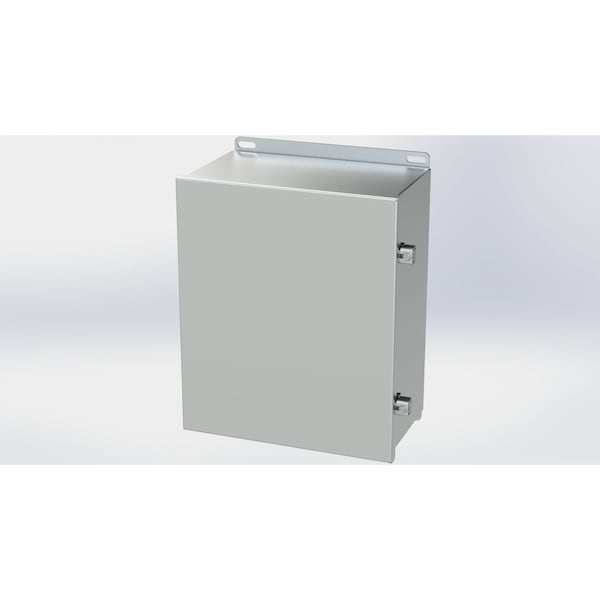 Saginaw Control & Engineering 316 Stainless Steel Electrical Enclosures, 12.13 in H, 6 in D, 10 in W, NEMA 3R, 4, 4X, 12, 13 - SCE-12106CHNFSS6