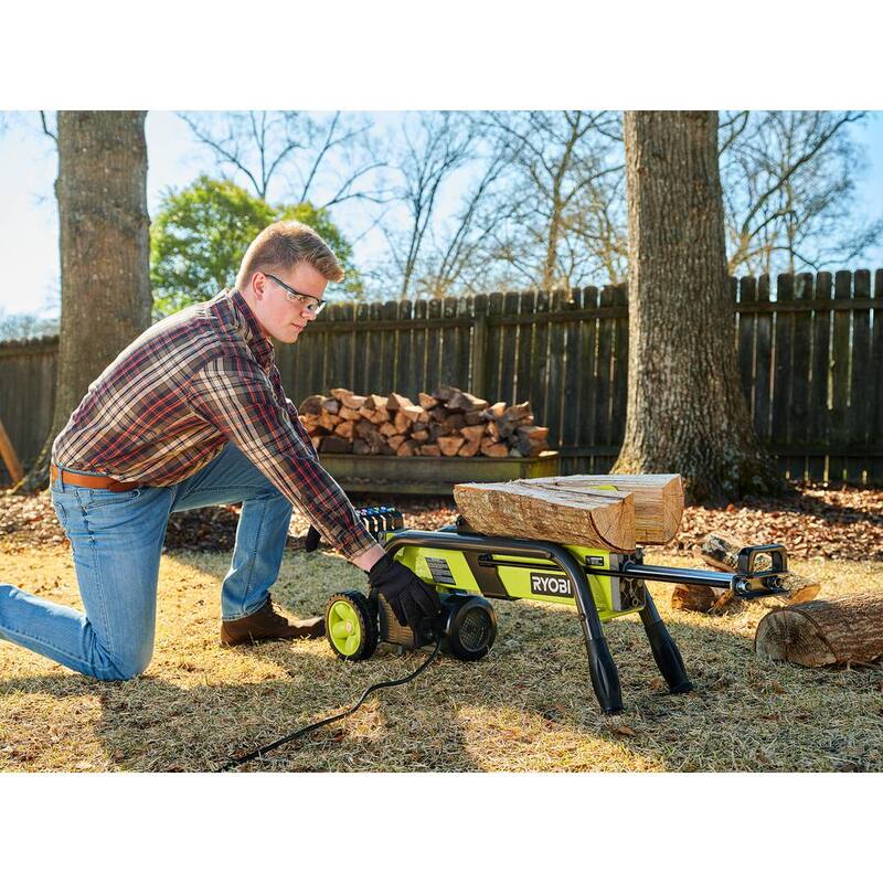 RYOBI 5-Ton 15 Amp Horizontal Electric Log Splitter - RYAC490