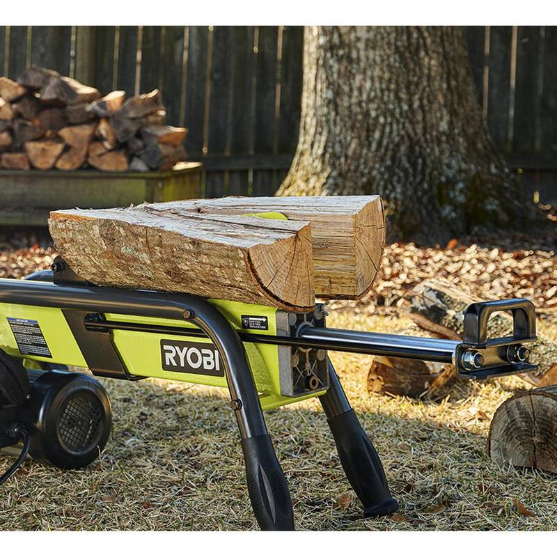 RYOBI 5-Ton 15 Amp Horizontal Electric Log Splitter - RYAC490