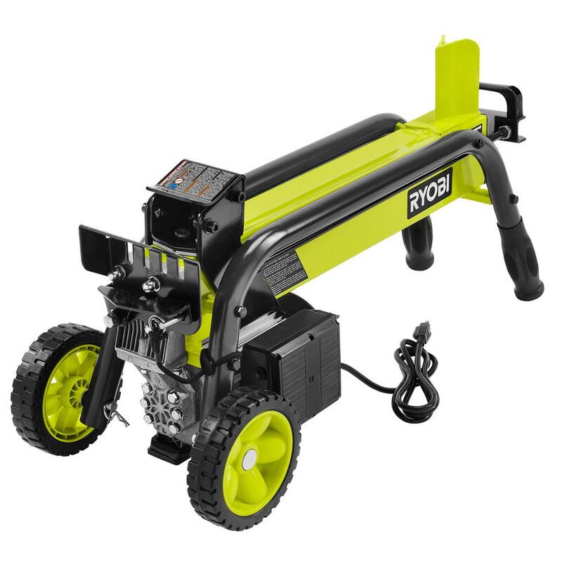 RYOBI 5-Ton 15 Amp Horizontal Electric Log Splitter - RYAC490