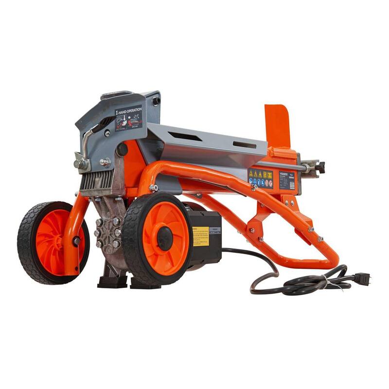 YARDMAX 6.5-Ton 15 Amp Horizontal Electric Log Splitter - YS0650