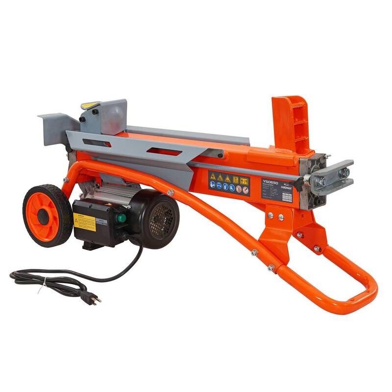 YARDMAX 6.5-Ton 15 Amp Horizontal Electric Log Splitter - YS0650