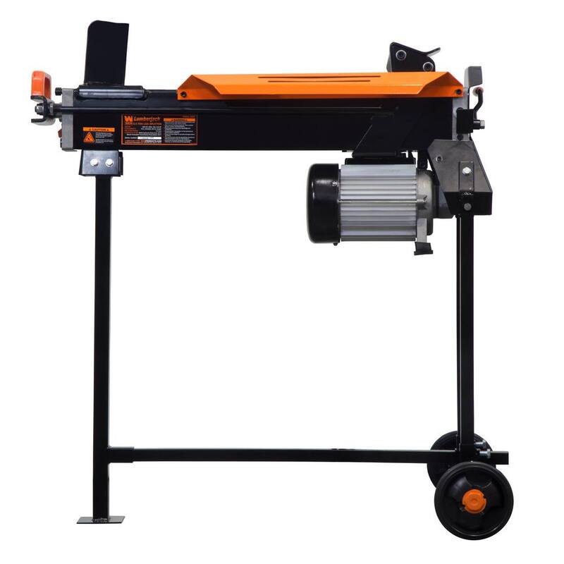 WEN 6.5-Ton 15 Amp Horizontal Electric Log Splitter with Stand - 56208