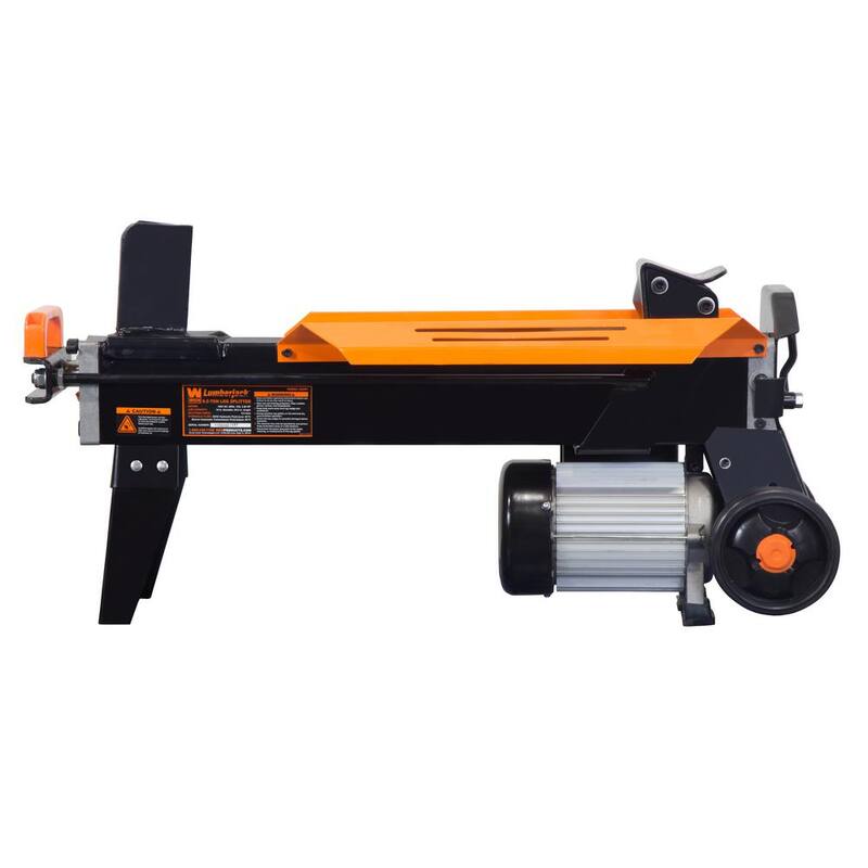 WEN 6.5-Ton 15 Amp Horizontal Electric Log Splitter with Stand - 56208