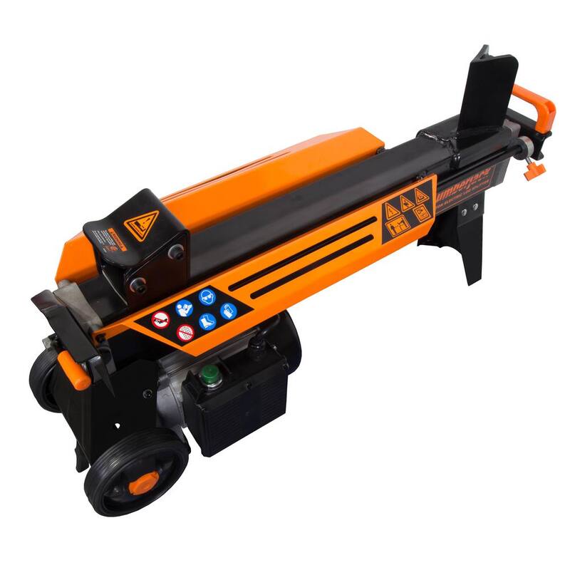 WEN 6.5-Ton 15 Amp Horizontal Electric Log Splitter with Stand - 56208