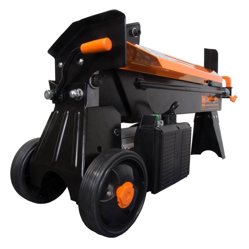 WEN 6.5-Ton 15 Amp Horizontal Electric Log Splitter with Stand - 56208