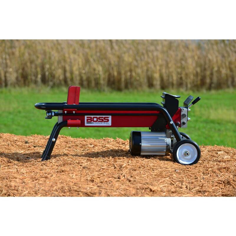 Boss Industrial 7-Ton 13.5 Amp Horizontal Electric Log Splitter - ES7T20
