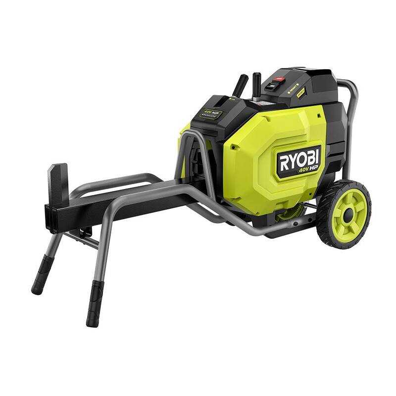 RYOBI 40V HP Brushless 12-Ton Kinetic Battery Electric Log Splitter - Tool Only - RY40704BTL