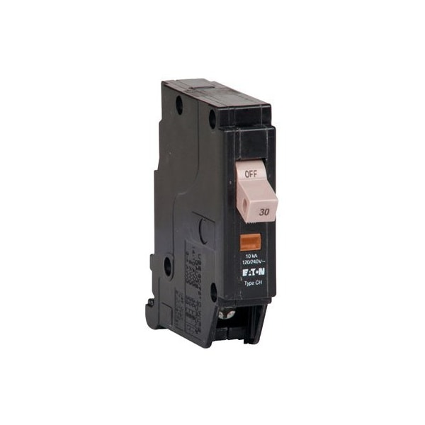 Eaton Circuit Breaker, CHF Series, 40A, 1 Pole, 120/240V AC, 10kA - CHF140CS