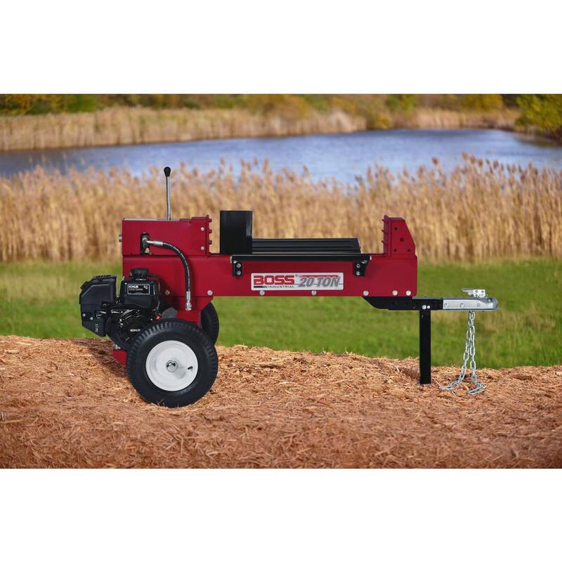 Boss Industrial 20-Ton 196 cc 2-Direction Gas Log Splitter - GD20T24