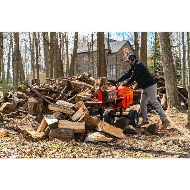 DK2 40-Ton 7 HP 208cc Certified Commercial Horizontal Kinetic Log Splitter with Kohler Engine & 1-Sec Cycle Time - OPS240