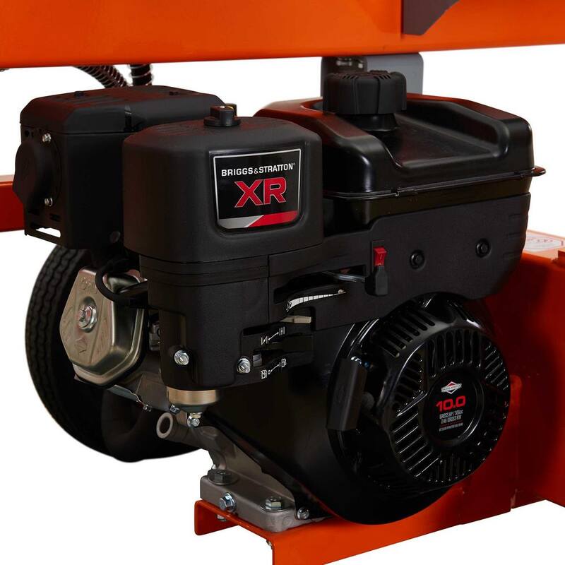 YARDMAX YU4066 40 Ton 306cc Gas 2-Way Full Beam Briggs and Stratton Engine XR1450 Log Splitter - YU4066