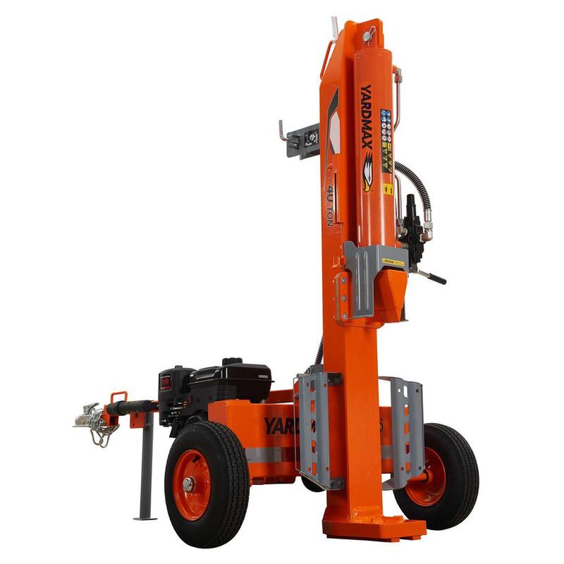 YARDMAX YU4066 40 Ton 306cc Gas 2-Way Full Beam Briggs and Stratton Engine XR1450 Log Splitter - YU4066